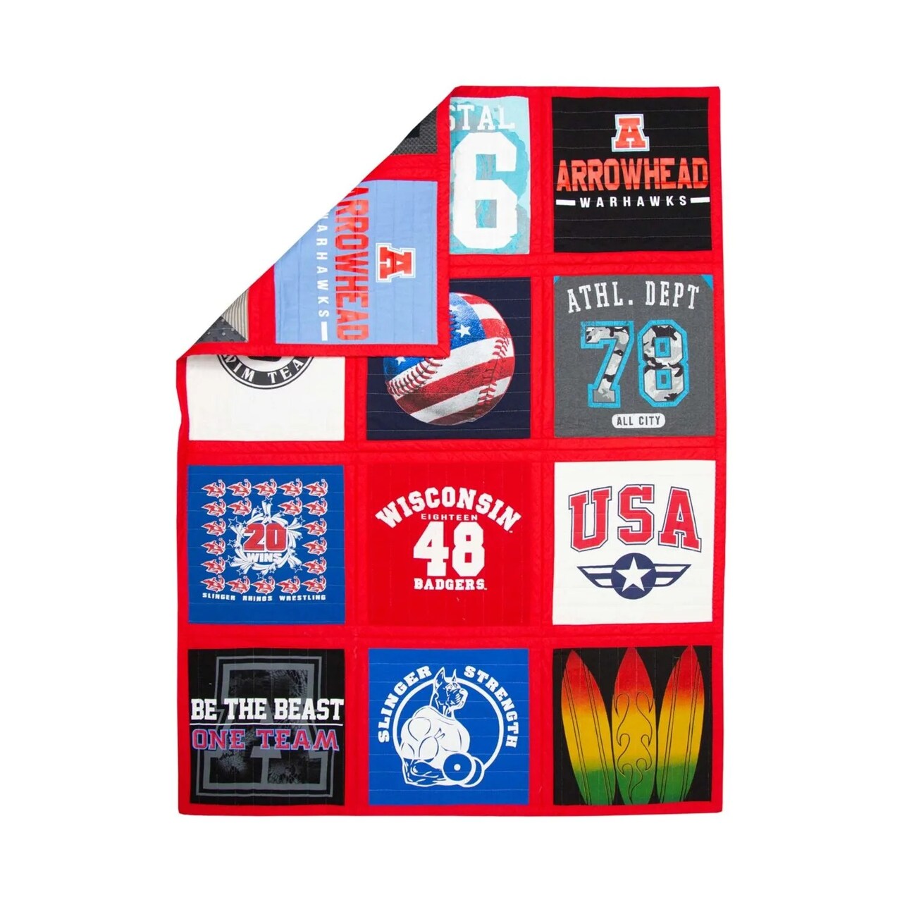 Jason Tailor Reversible T-Shirt Quilt Kit – Black Sashing | DIY Memory Quilt Kit